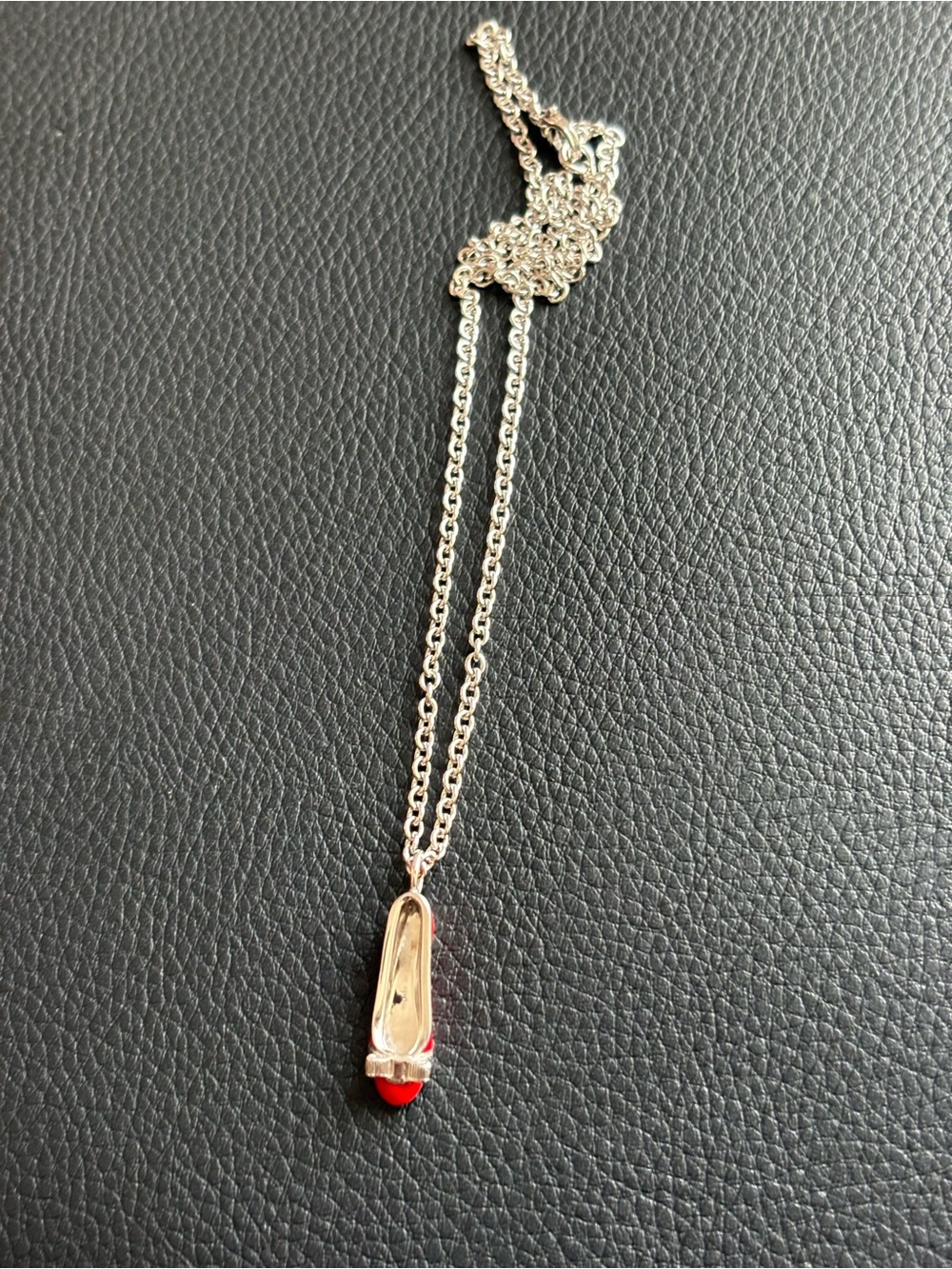 Salvatore Ferragamo Shoe Pendant Necklace with Box